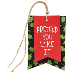 Less Is More Layered Wood Gift Tag Banner - 3 Asstd.