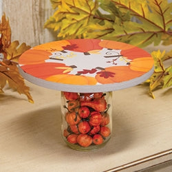 Glass Jar with Fall Topper