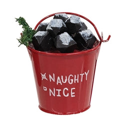 Bucket of Coal Ornament - 3 Asstd.