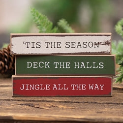 Deck the Halls Mini Stick - 3 Asstd.
