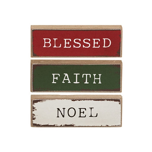 Blessed Faith Noel Tiny Mini Stick - 3 Asstd.