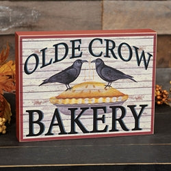 Olde Crow Bakery Box Sign