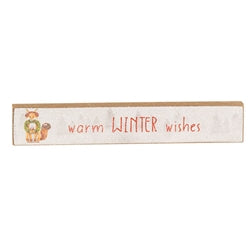 Warm Winter Wishes Frosty Woodland Mini Stick - 3 Asstd.