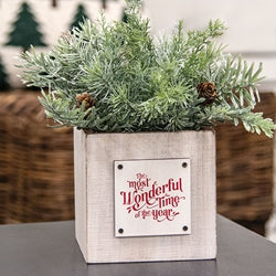 Most Wonderful Time of the Year Wooden Box