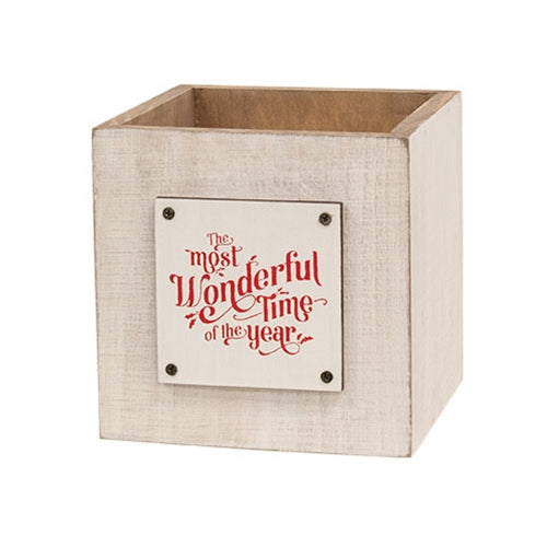 Most Wonderful Time of the Year Wooden Box