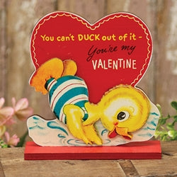 You Can't Duck Out of It Vintage Duck Sitter on Base