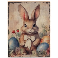 Vintage Easter Bunny Block - 3 Asstd