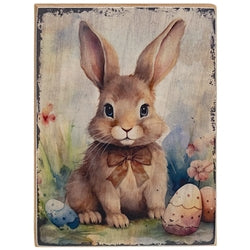 Vintage Easter Bunny Block - 3 Asstd