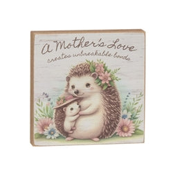 Mother's Love Hedgehog Block - 3 Asstd