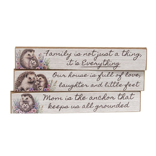 Hedgehog Mini Stick - 3 Asstd