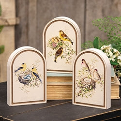 Bird Family Arch Sitter - 3 Asstd