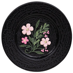 Blessed Blooms Wooden Plate - 3 Asstd