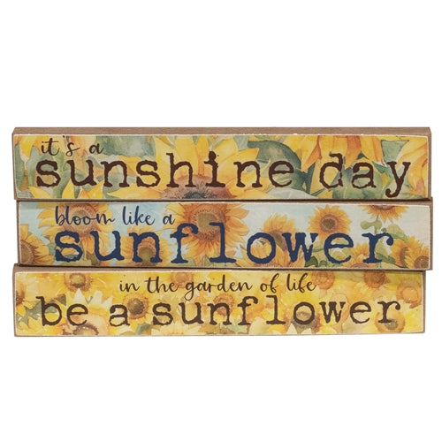 Watercolor Sunflower Mini Stick - 3 Asstd