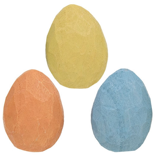 3/Set - Carved Resin Eggs