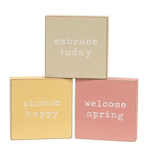 Choose Happy Block - 3 Asstd