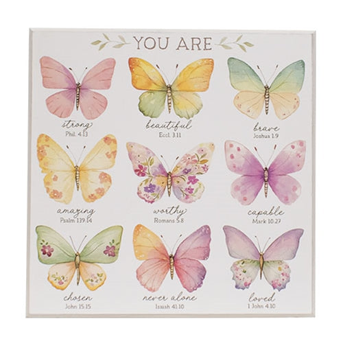 Butterfly Grid Sign