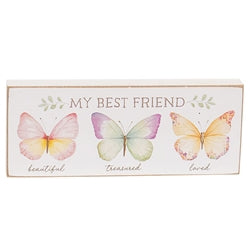 Grandma Mom Friend Butterfly Block - 3 Asstd