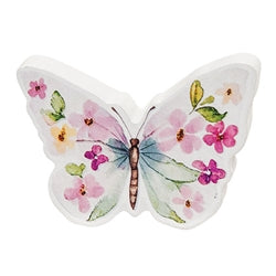 Floral Butterfly Sitter - 3 Asstd