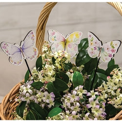 Floral Butterfly Poke - 3 Asstd