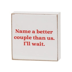 Not Sick of You 2" Square Block - 4 Asstd