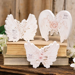 Comforting Words Angel Wing Sitter - 3 Asstd