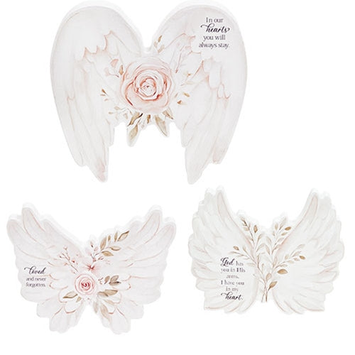 Comforting Words Angel Wing Sitter - 3 Asstd