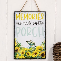 Slate Porch Memories Hanger