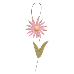 Distressed Wood Flower Hanger - 2 Asstd