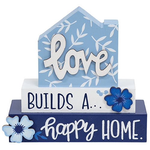 3/Set - Happy Home Stacking Blocks