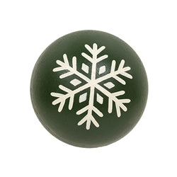 Snowflake Engraved Decorative Ball - 4" - 2 Asstd.