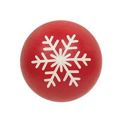 Snowflake Engraved Decorative Ball - 4" - 2 Asstd.