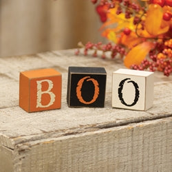 3/Set - Boo & Jack Reversible Mini Blocks