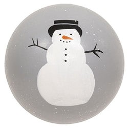 Scattered Snowman & Snowflake Decorative Ball - 4" - 3 Asstd.
