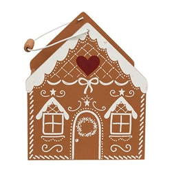 Wooden Gingerbread House Tote With Handle