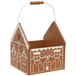 Wooden Gingerbread House Tote With Handle