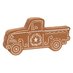 Wooden Gingerbread Farm Sitter - 3 Asstd.
