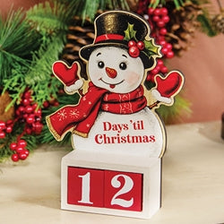 Days 'til Christmas Nostalgic Wooden Christmas Countdown