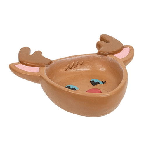 Nostalgic Resin Reindeer Trinket Dish