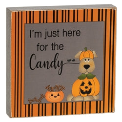 Let's Get Spooky Dog 4" Square Block - 3 Asstd.