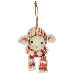 Winter Baby Animals On The Farm Ornament - 3 Asstd.