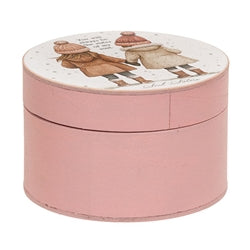 Sister of My Soul Round Wooden Hinged Box - 3 Asstd.