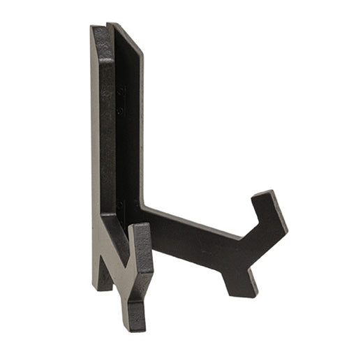 Black Wood Plate Stand - 6"