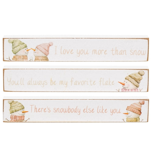 Snowbody Else Pastel Snowman Mini Stick - 3 Asstd.