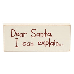 Dear Santa Rectangle Block - 3 Asstd.