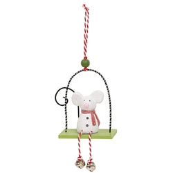 Holly Jolly Sugar Plum Mouse Ornament - 3 Asstd.