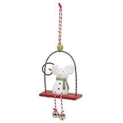 Holly Jolly Sugar Plum Mouse Ornament - 3 Asstd.