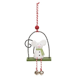 Holly Jolly Sugar Plum Mouse Ornament - 3 Asstd.