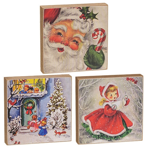 Vintage Wonderland 4" Square Block - 3 Asstd.