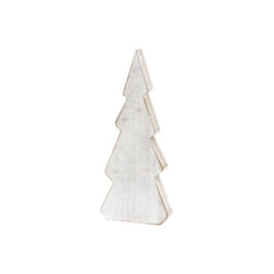 3/Set - Rustic White Wooden Christmas Tree Sitters