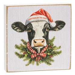 Happy Hogidays 4" Square Block - 3 Asstd.